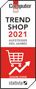 Trend Shop Auszeichnung von Computer BILD und statista